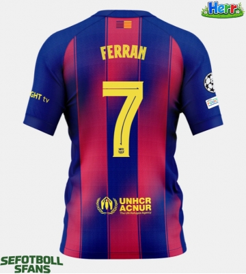 Barcelona Ferran Torres #7 Hemmatröja 2025-26 Kortärmad